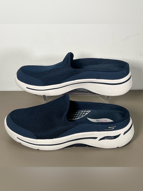Skechers Shoes - Skechers Go Walk Casual Womens Navy Blue Textile Air Cooled Size 9.5